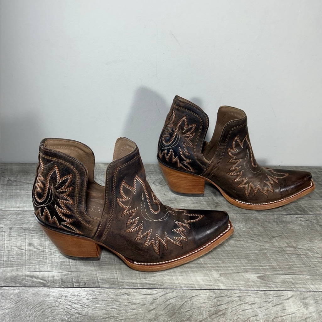 Ariat 10027282 Dixon Short Women's Western Cowboy Weathered Booties Boots Size 8